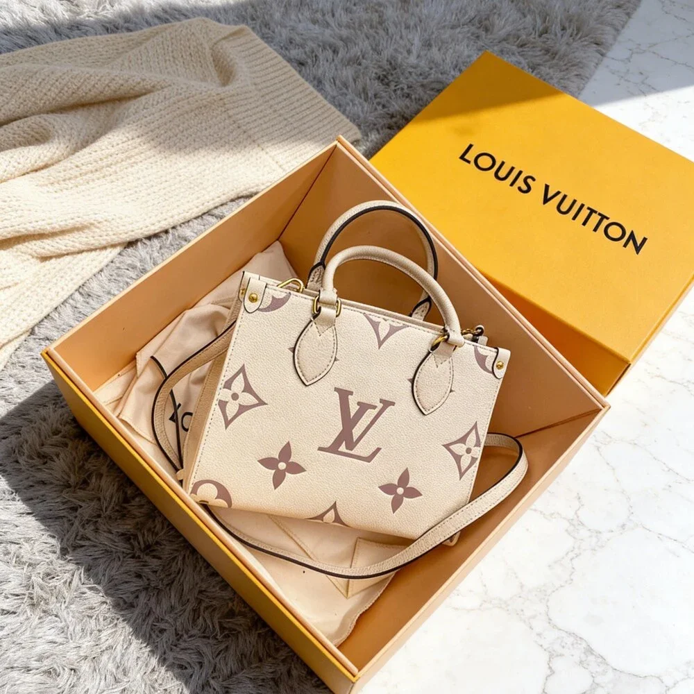 Louis Vuitton  PM Monogram Empreinte Creme
